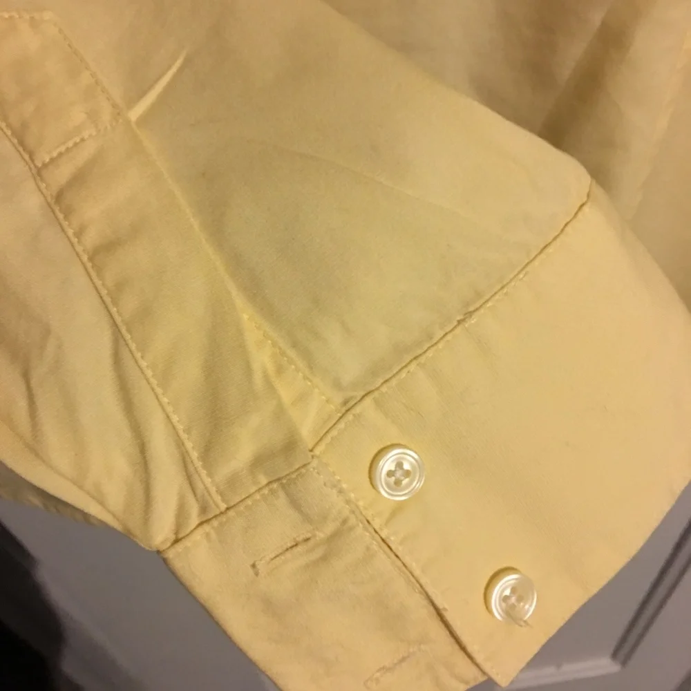 The Gap Yellow long sleeve vintage dress shirt - Picture 4 of 4